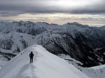 Salita con ciaspole ai monti Arete (2227 m) e Valegino (2415 m) partendo poco sotto S. Simone (17 genn 09) - FOTOGALLERY